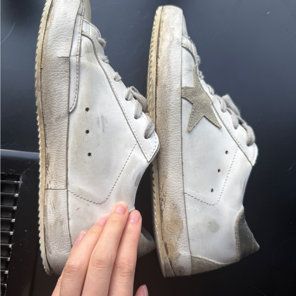 Golden Goose White Superstar Sneakers - Picture 5 of 5